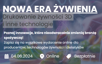 Nowa era żywienia. Drukowanie żywności 3D i inne technologie. 